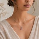 Rhodochrosite Small Pendants in Silver (Unconditional Love)