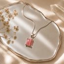 Rhodochrosite Small Pendants in Silver (Unconditional Love)