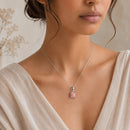 Rhodochrosite Small Pendants in Silver (Unconditional Love)