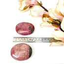 Rhodonite Palmstones (Self-Forgiveness & Worth)