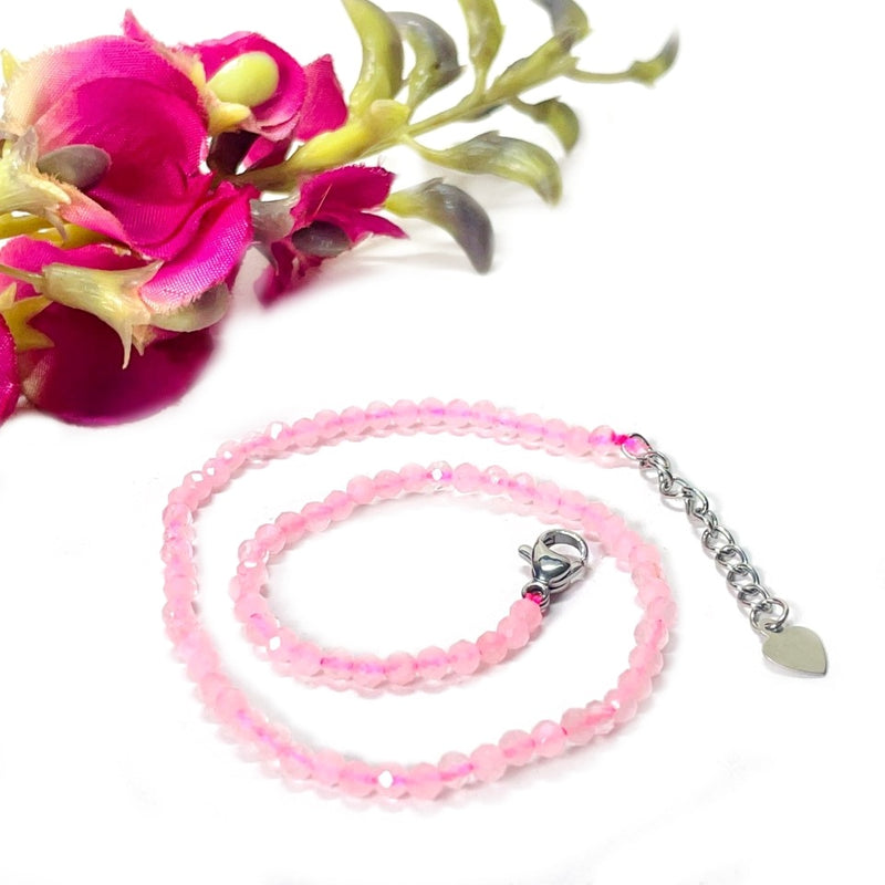 Rose Quartz Anklets