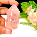 Gem Quality Rose Quartz Towers from Brazil (Love & Harmony)