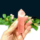 Gem Quality Rose Quartz Towers from Brazil (Love & Harmony)