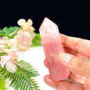 Gem Quality Rose Quartz Towers from Brazil (Love & Harmony)