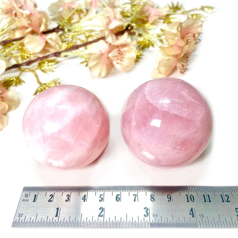 Rose Quartz Sphere (Love, Peace & Harmony)