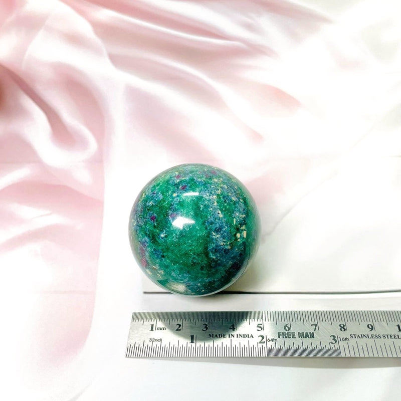 Ruby Fuchsite Sphere (Love & Balance)