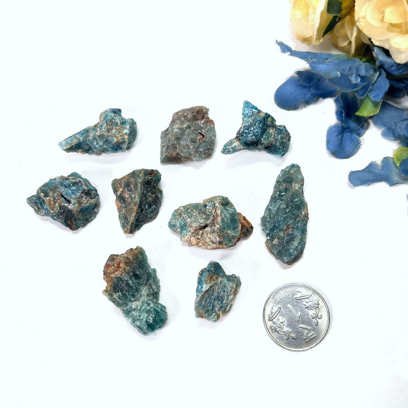Blue Apatite Rough (Helps in weight loss)
