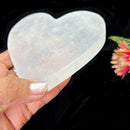 Heart Shaped Selenite Charging Plates
