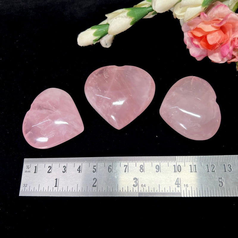 Rose Quartz Hearts (Attract Love)