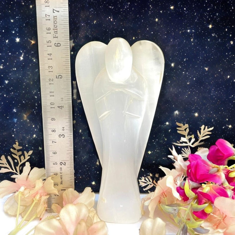 White Selenite Angel (Peace and Protection)