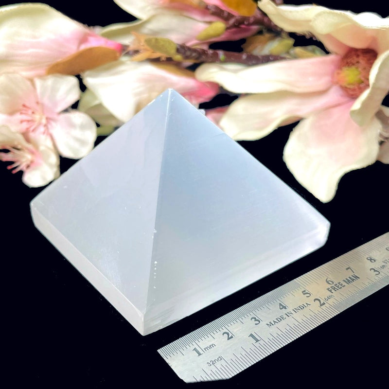 Selenite Pyramid (Angel Protection & Peace)