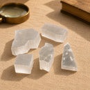 Premium Selenite TV Rock Natural Crystal for Meditation, Inner Vision and Energy Cleansing by Talk to Crystals