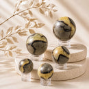 Septarian spheres by Talk to Crystals, available in various sizes, featuring natural healing crystals for grounding, confidence, communication, emotional balance, and Root Chakra healing in India