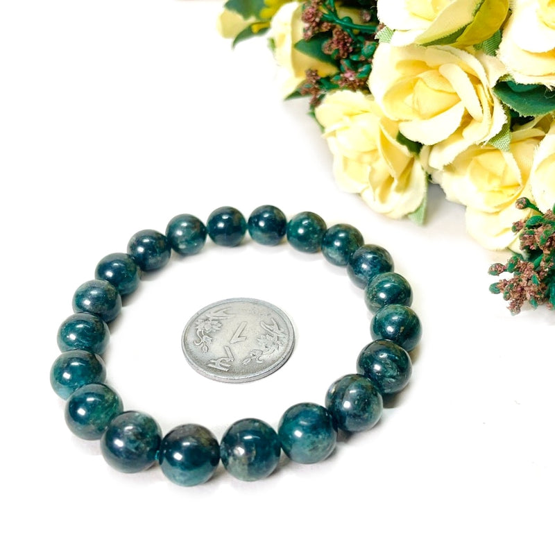 Seraphinite Round Bead Bracelet (Release Patterns)