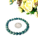 Seraphinite bead bracelet