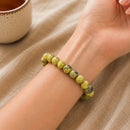 Serpentine Round Bead Bracelet (Raise Kundalini Energy)
