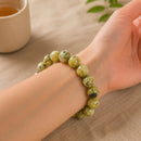 Serpentine Round Bead Bracelet (Raise Kundalini Energy)