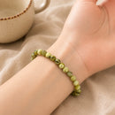 Serpentine Round Bead Bracelet (Raise Kundalini Energy)