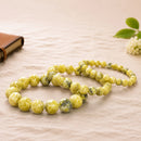 Serpentine round bead bracelet by Talk to Crystals for raising Kundalini energy, manifestation, abundance, healing and discovering your true purpose, available in various bead sizes