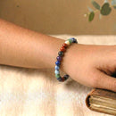 Seven Chakra Stones Bracelet  (Grounding and Balance)