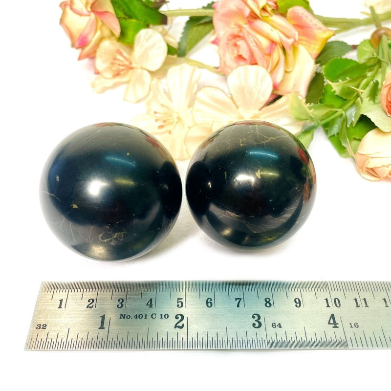 Shungite Sphere (Purification & Protection)