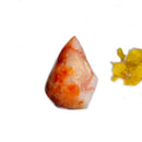 Small Carnelian Twisted Flames (Creativity & Passion)