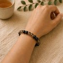 Smoky Quartz & Black Obsidian Combination Bracelet (Protection)