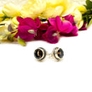 Smoky Quartz Earrings in Silver