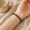 Smoky Quartz & Black Obsidian Combination Bracelet (Protection)