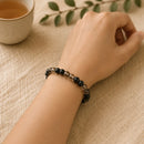 Smoky Quartz & Black Obsidian Combination Bracelet (Protection)