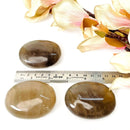 Smoky Quartz Palmstones (Grounding & Detoxification)