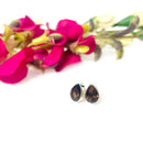 Smoky Quartz Earrings in Silver