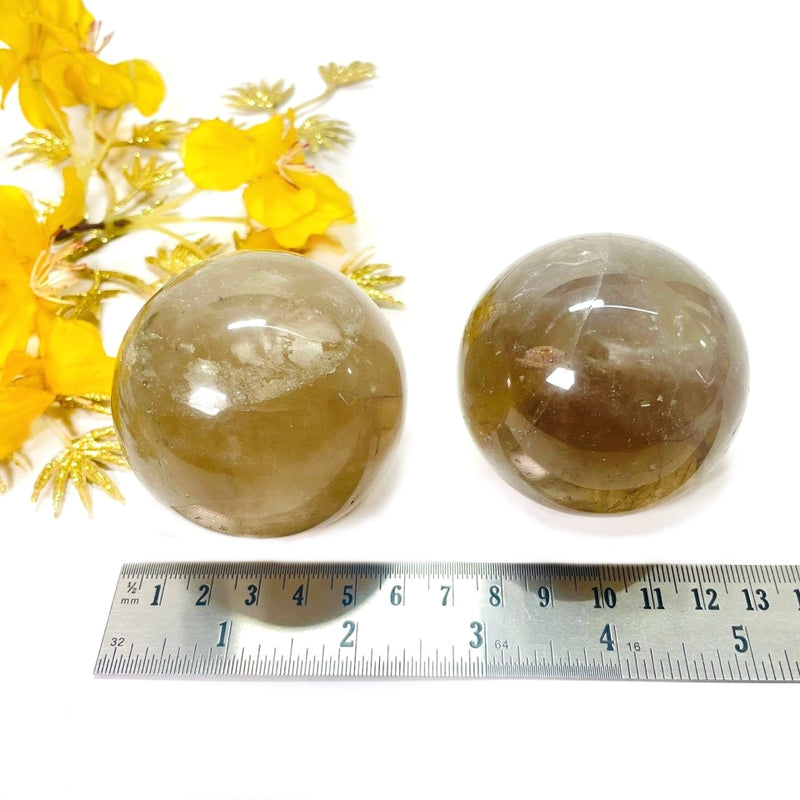 Smoky Quartz Sphere (Grounding & Fear Removal)