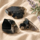 Smoky Quartz Cluster with Large Points from Brazil by Talk to Crystals for grounding, Root Chakra balance, meditation and protection