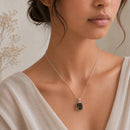 Smoky Quartz Small Pendants in Silver