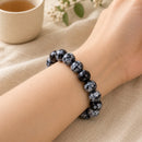 Snowflake Obsidian Bracelet (Release Subconscious Beliefs)