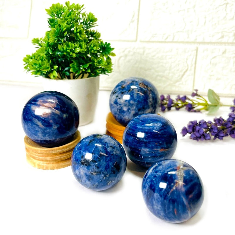 Sodalite Sphere (Creativity & Discipline)