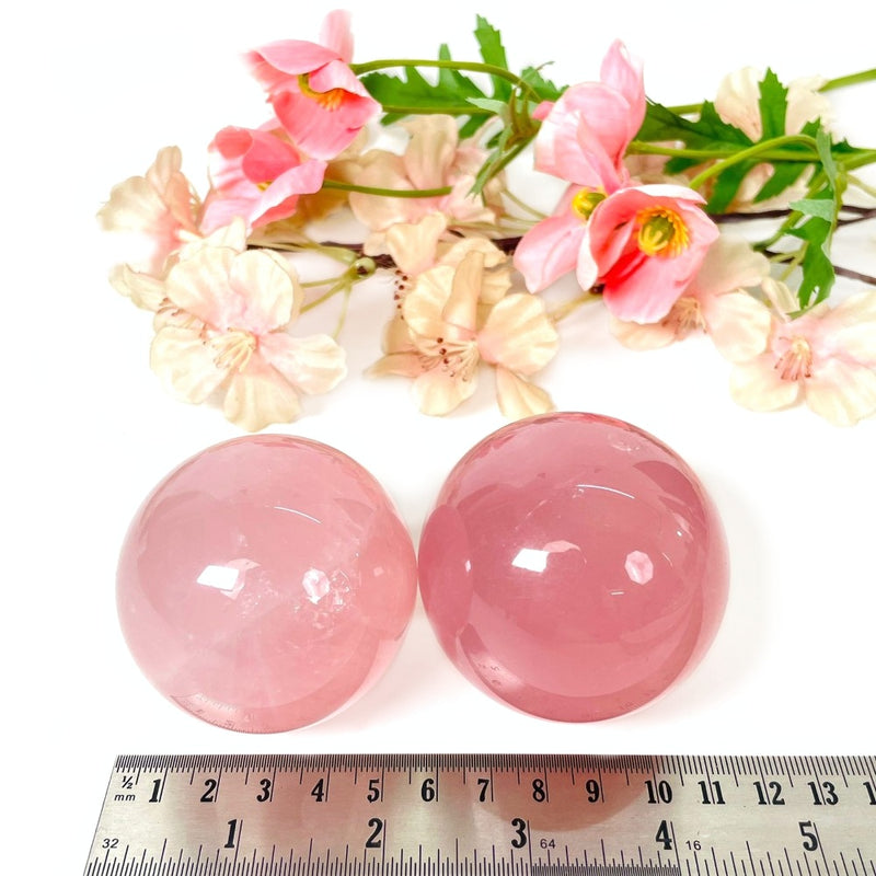 Rose Quartz Sphere (Love, Peace & Harmony)