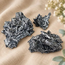 Natural Stibnite clusters by Talk to Crystals for transformation, rebirth, adapting to change, overcoming fears and chaos, spiritual growth and chakra alignment