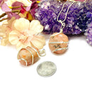 Sunstone Tumble Shaped Pendants (Joy & Inspiration)