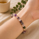Super Seven Round Bead Bracelet (Psychic gifts and Healing)