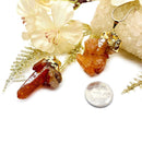 Tangerine Quartz Cluster Pendants (Joy & Creativity)