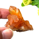 Tangerine Quartz Clusters