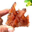 Tangerine Quartz Clusters