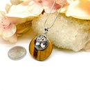 Tiger Eye Cabochon Pendants (Courage & Confidence)