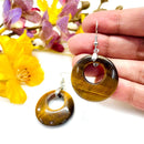 Tiger Eye Earrings (Courage)
