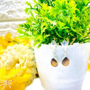 Tiger Eye Earrings in Silver