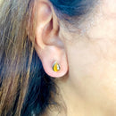 Tiger Eye Earrings in Silver