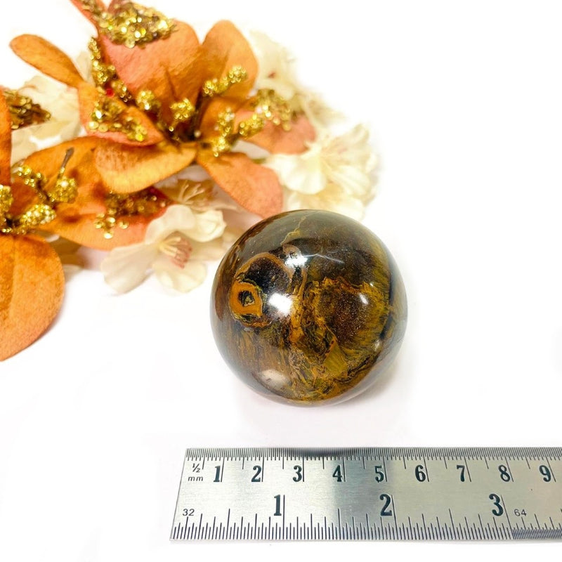 Tiger Eye Sphere (Courage & Confidence)