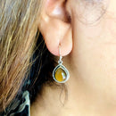 Tiger Eye Earrings in Silver